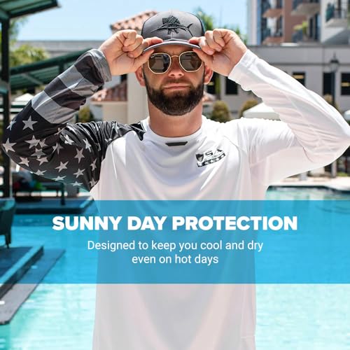 New Men's Performance Long Sleeve Shirt | UPF 50+ Sun Protection, Moisture Wicking, 4-Way Stretch | by SA Co.2