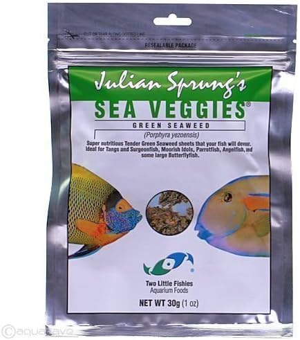 Julian Sprung Marine Reef Fish Food Green Algae Seaweed 30G `S Sea Veggies