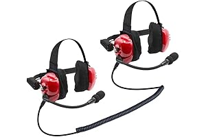 Race-Ready NASCAR Linkable Behind-the-Head Headsets
