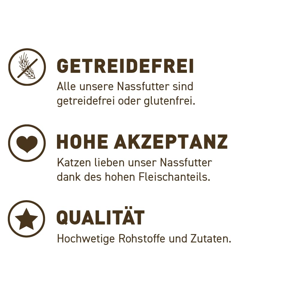 Wildes Land - Huhn mit Distelöl - PUR Kitten Nassfutter für Katzen - 60 x 100 g