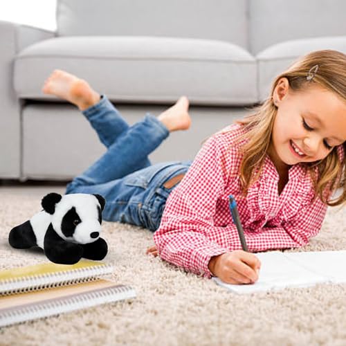 Image of Mirada Floppy Panda Soft Toy - Black & White Plush Stuffed Animal for Kids & Girls 21cm