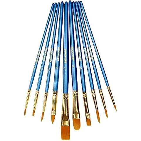 Artlicious 10 Pack Professional Paint Brushes Cover