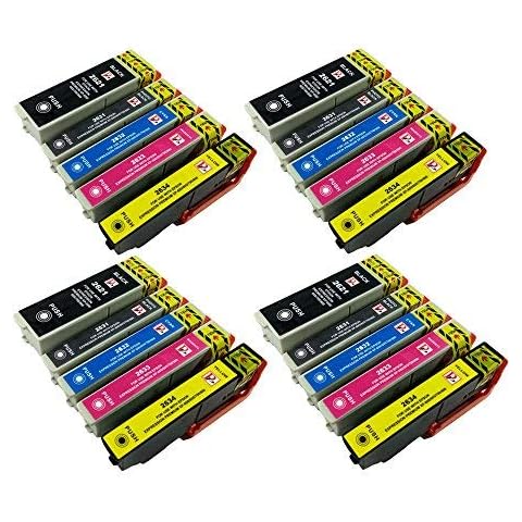 PerfectPrint Compatible Ink Cartridge Replacement for Epson XP-510 XP-520 XP-600 XP-605 XP-610 XP-615 XP-620 XP-625 26XL (Black/Cyan/Magenta/Yellow, 20-pack) Cover