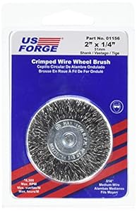 US Forge 01156 Tellerbürste mit 1/4-Zoll-Schaft