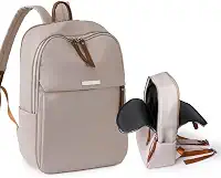 Mochila de viagem coowoz unissex, grande, mala de mão, mochila para trilha, Preto, Large Notebook