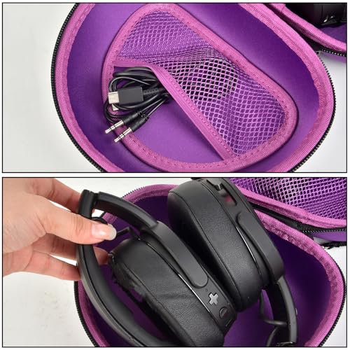 Image of Headphone Case for Skullcandy Crusher /Hesh /Evo, for JLab JBuds Lux ANC | for TOZO HT3 /HT2 Wireless Over-Ear Bluetooth Earphones, Travel Carrying, Daily Commute /Gym /Outdoor Use, Hard Box Only