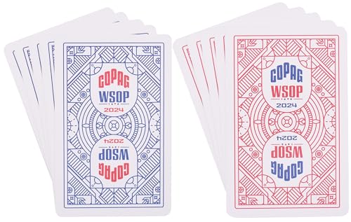 Naipes Póker WSOP 2024 PVC Doble Baraja Azul/Rojo miniatura 2