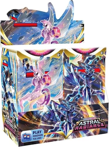 Image of Pokemoon TCG 50 Cardds Bundle | 5 Packs of 10 Random Collectible Trading Cardds | Surprise Cardd Set for Kids & Collectors (Astral Radiance 5 Pack 50 Cards)