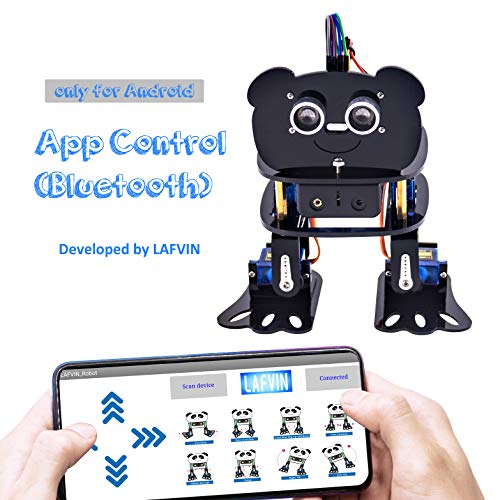 LAFVIN DIY 4-DOF Panda Robot Kit Programmable Dancing Robot Kit Support Android APP Control Compatible with Arduino IDE - Image 7