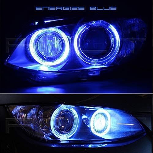 ePathChina 2pcs Error Free LED Angel Eyes Marker Lights Bulbs Compatible for BMW E39 E53 E60 E61 E63 E64 E65 E66 E87 525i 530i xi 545i M5 (Blue)