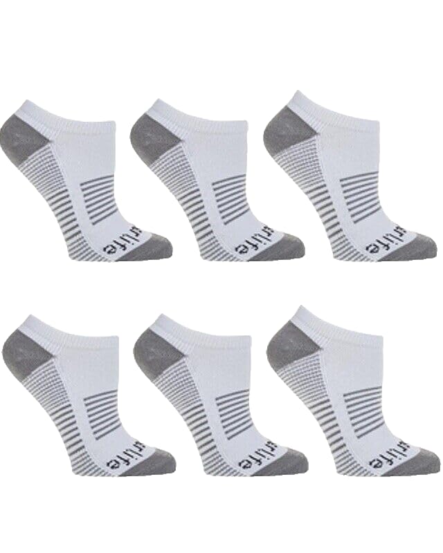 3-pack Women's Low-Cut Compression Socks white