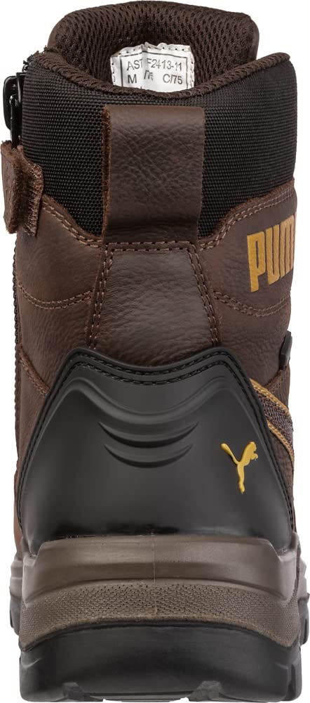 PUMA Męskie buty przemysłowe Conquest Brown Soft Toe, Brązowy, 44.5 EU