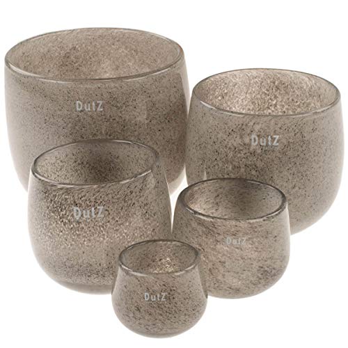Dutz Collection Pot Farbe New Grey, Größe:H14 / D16 cm