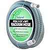 Swimming Pool Vacuum Hose 1-1/4" x 36-Ft, Swivel Cuff Kinkproof Design, Made in USA, Connects to Vacuum Head, Skimmer, Filter Pump for Cleaning Above Ground or In Ground Pools