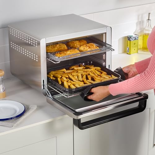 Ninja Foodi 10-i-1 Miniugn – Portabel Multifunktionsugn Silver/Svart