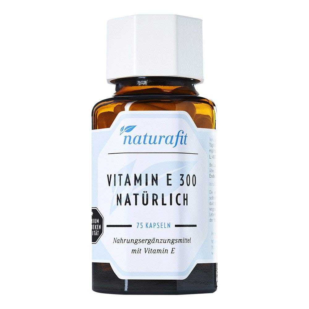 naturafit Vitamin E 300 IE natürlich Kapseln, 75 St. Kapseln