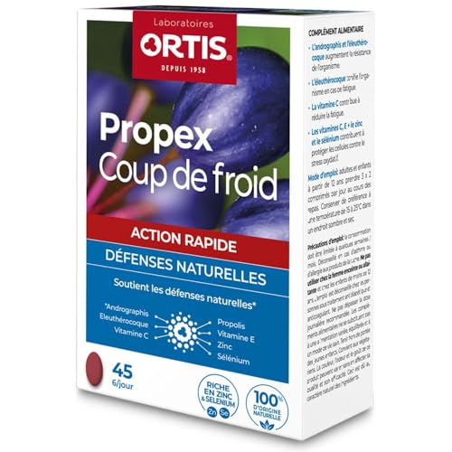 ORTIS Propex Coup de Froid Complément Alimentaire 45 Comprimés