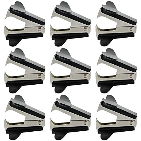 ZZTX Staple Remover Staple Puller Removal Tool for School Office Home 9 Pack Cover