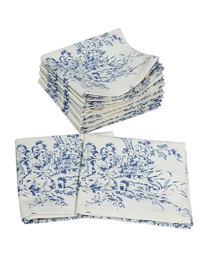Cottoncraftcocktailnapkinssetof12frenchcountrytoileclothnapkins100cottonhappyhourbarnapkinbeveragenapkindessertnapkindrinksnapkinholidaypartygift10x10blue Urban Country Home Decor Cotton craft cocktail napkins set of 12 french country toile cloth napkins 100 cotton happy hour bar napkin beverage napkin dessert napkin drinks napkin holiday party gift 10×10 blue urban country home decor