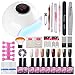 Produktbild Saint-Acior Gellack UV Nagellack Set für Gelnägel 24W UV/LED Nagellampe Maniküre Starter Set 8 Farben uv Gel Lacken Set