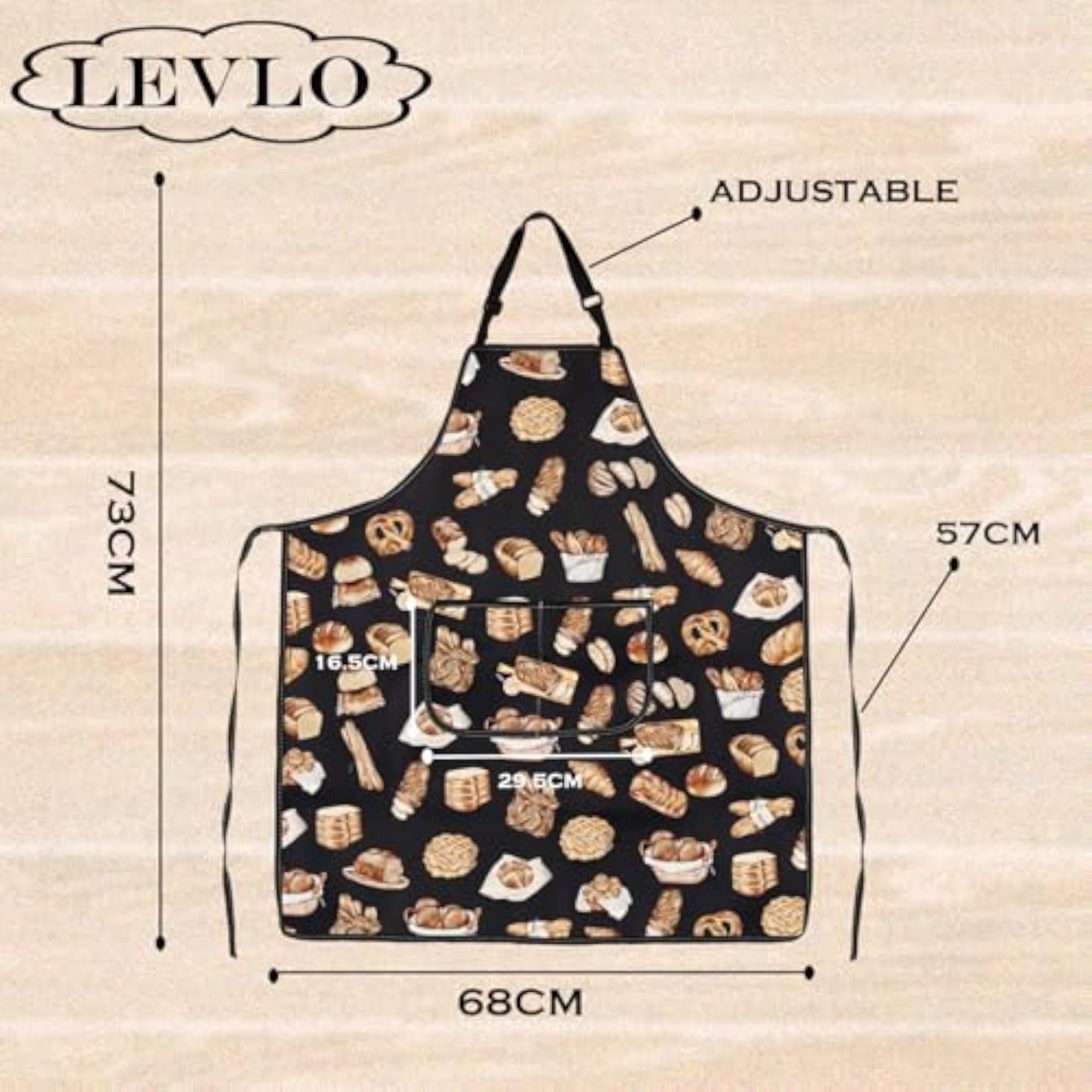 Sourdough Starter Bakery Adjustable Apron Gift