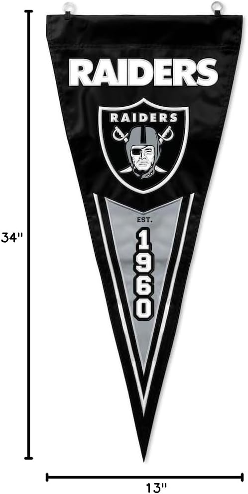 Party Animal NFL Las Vegas Raiders Vertical Pennant