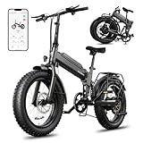 【1000W brushless motor peak】: This electric bike is equipped with a peak 1000W brushless motor. After the upgrade is unlocked, the electric bike can reach a maximum speed of 25 mph in pedal-assist mode. Adult electric bikes are suitable for various t...