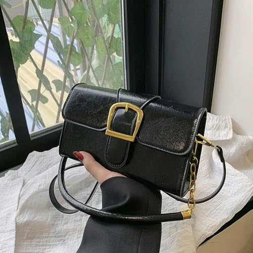 Crossbody Purses Shoulder Bag for Women, Cute Soft PU Leather Small Purse Handbags, Vintage Tote Clutch with 2 Removable Straps3