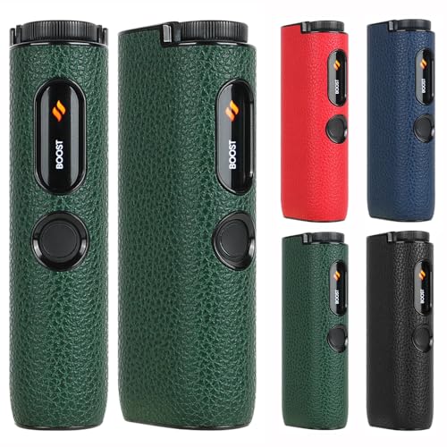 Votabell 加熱式たばこ用ケース glo HYPER/glo HYPER PROに適合する(PUレザー製 360°全面保護 耐衝撃 指紋防止 ライチ柄 グリーン)