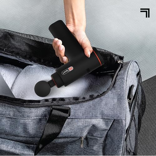Image of Sharper Image Powerboost Sport Deep Tissue Percussion Massage Gun | Lightweight Portable Handheld Massager, Shoulder & Back Pain Relief, Muscle Recovery, Travel Essential, Gift for Men & Women