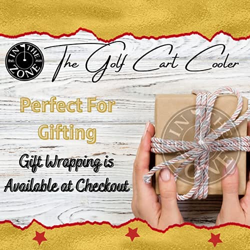 Golf Cart Cooler Bag Fits on Golf Cart or Push Cart Pops Up and