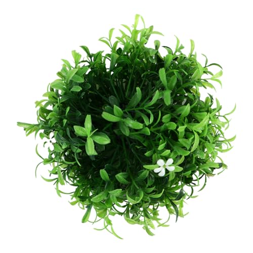 Cabilock Artificial Grass Ball Fake Plant Adornment Fake Plant Decoration Topiary Ball Plastic Fake Plant Ornament Home Fake Plant Home Plastic Fake Plant Plastic Fake Plant Decor