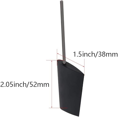 Miniatura 3 de Fielect Timón de barco RC con brazo servo único 2.047 in, grosor de almohadilla de timón 0.299 in FXB-QJFXD, 1 juego