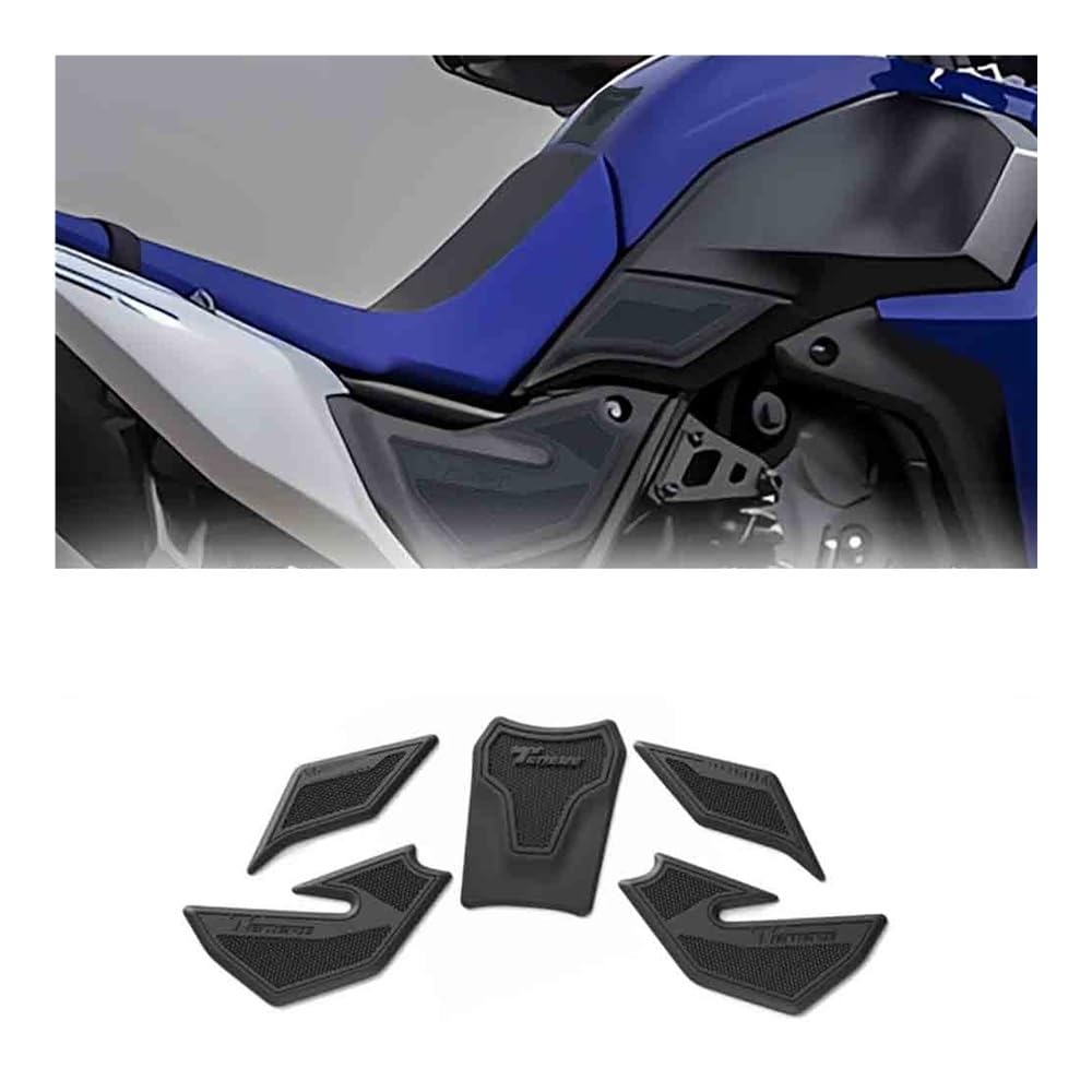 Autocollants Antidérapants pour Réservoir D'essence Latéral De Moto pour Tenere 700 Rally 35 KW 2025. Protection Autocollante pour Autocollants Bouchon Réservoir