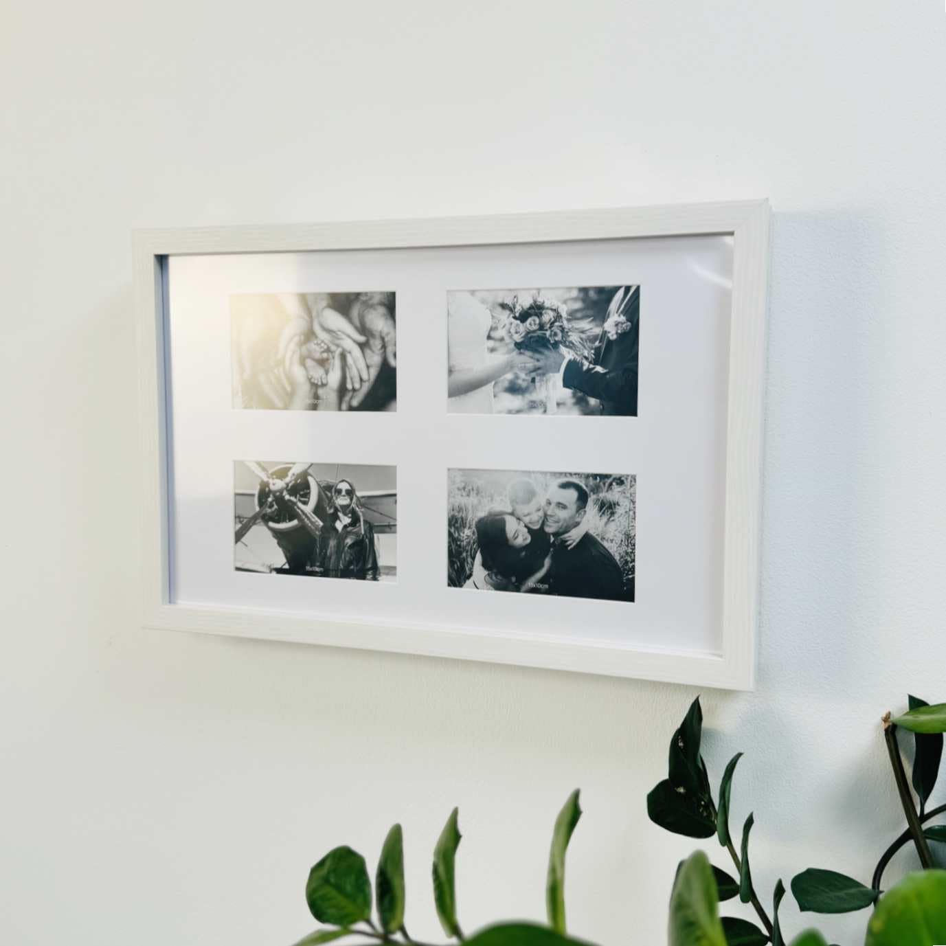 Coperchio Decorativo Per Contatore Elettrico - Con Portafoto Nero - Foto 5