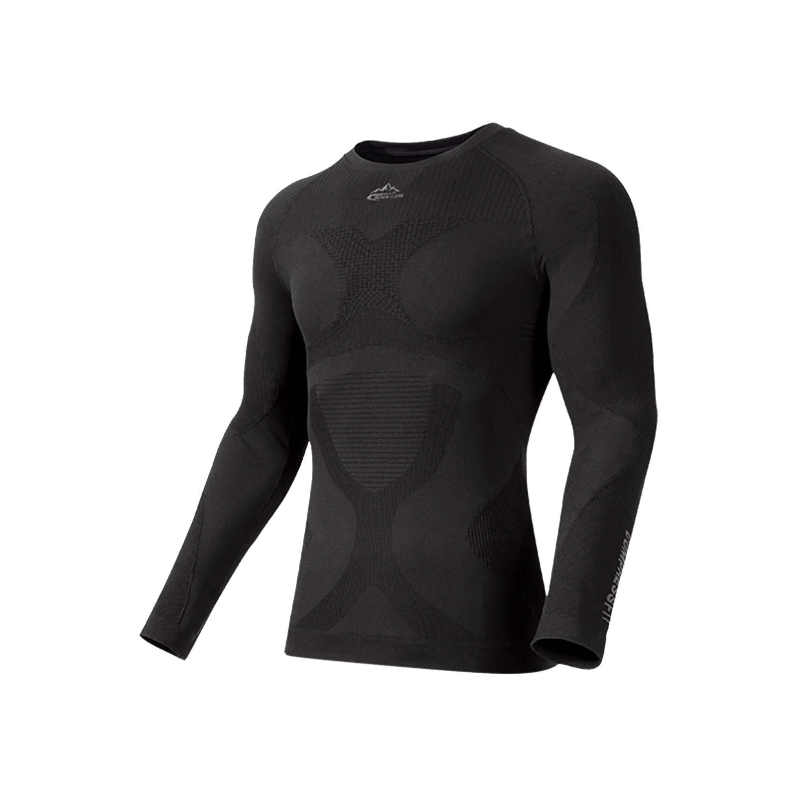 sous Vêtement Thermique Homme Ski, Ensemble sous Couche Compression avec Haut et Legging Sport, Base Layer Respirant Séchage Rapide, Vêtement Chaud Extensible pour Cyclisme Montagne et Hiver