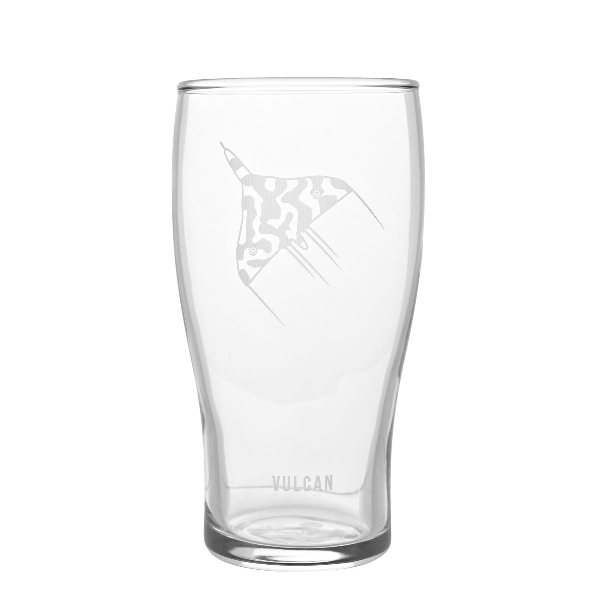 Officially Licensed Royal Air Force RAF Pint Glass & Bottle Opener Set, Vulcan, Etched Graphic Drinking Beer Glass Home Bar - Image 2