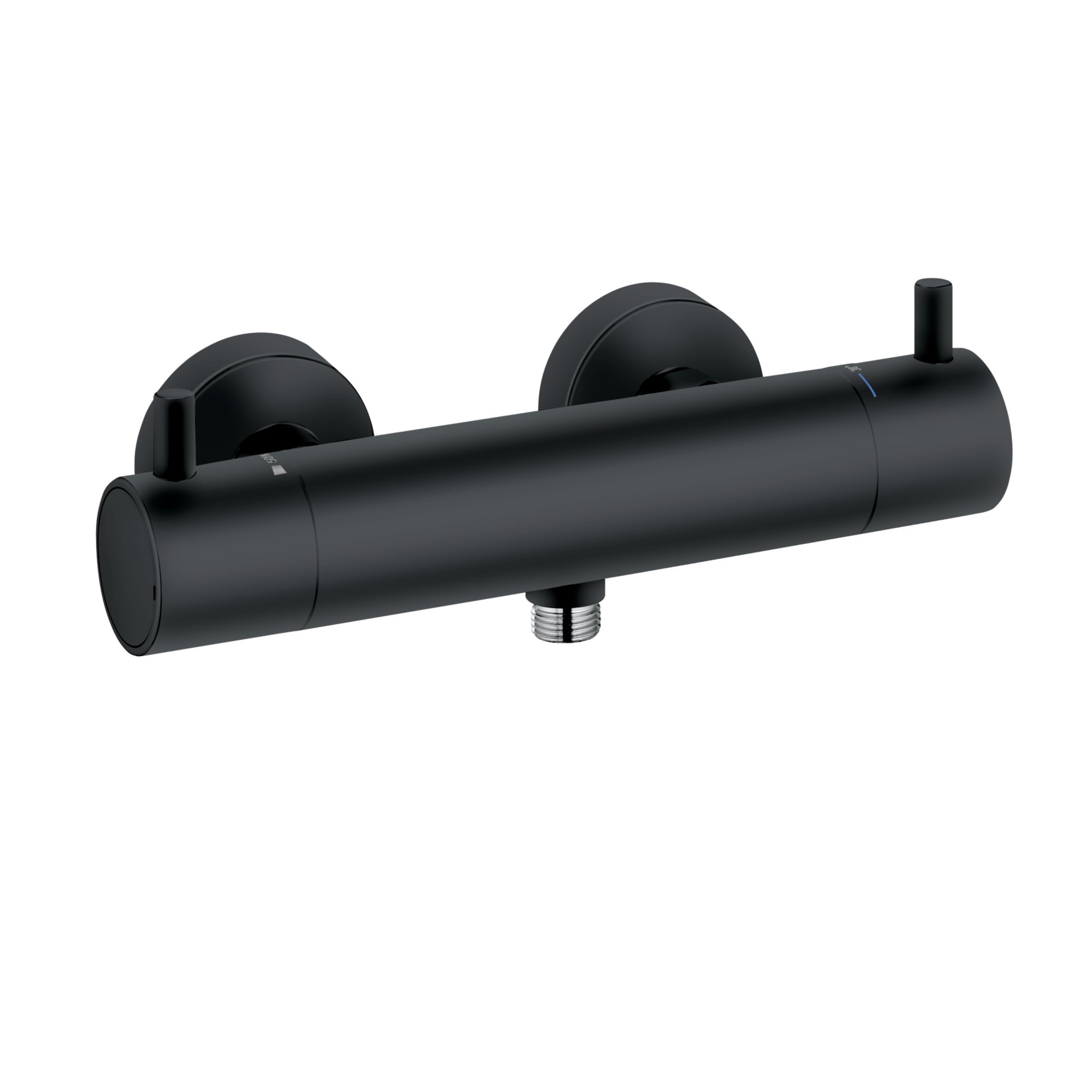 KLUDI BOZZ 352033938 Termostatyczna bateria prysznicowa Czarny mat