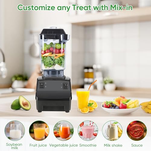 For Vitamix Blender Pitcher 48oz, Commercial Blender Replacement Quiet One VM0145 VM0100A 36019 15978 16016 BarBoss Drink Machine Advance Upgrade VM0100A Jar Container Cup for Vitamix, 5 YR Warranty