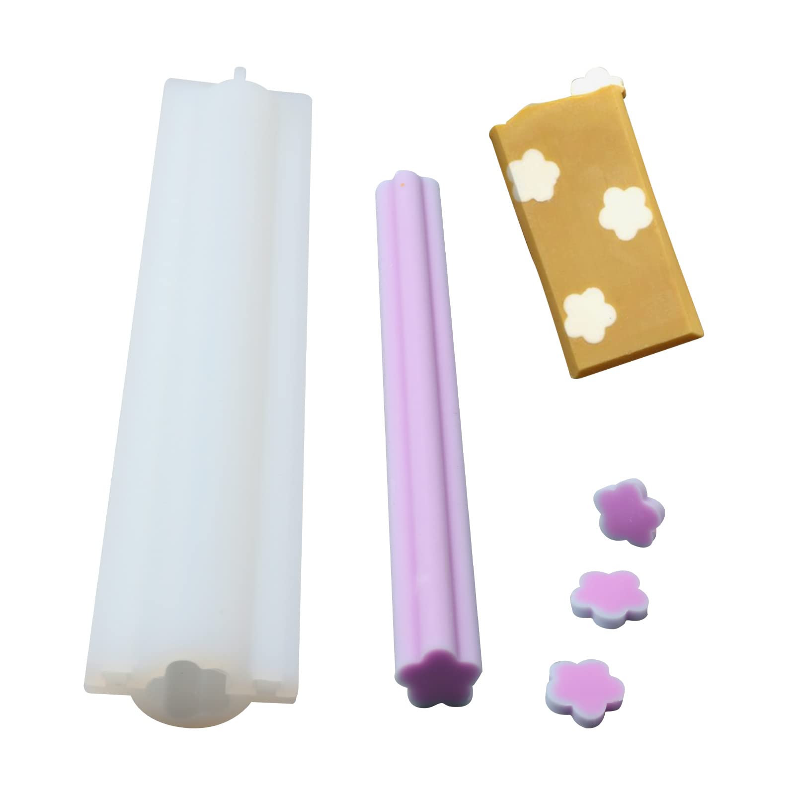 Moules à colonne en silicone BOOWAN NICOLE pour démoulage facile
