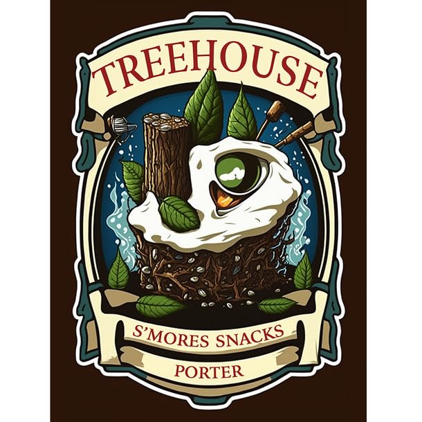 Label Peelers Treehouse S'more Snacks Porter Beer Kit