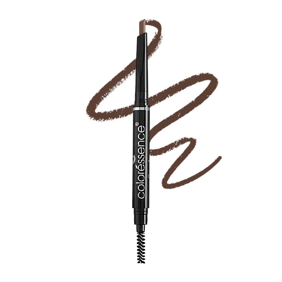 2-IN-1 Expert Eyebrow Pencil, Brown | Brow Definer with Shaping Spoolie | Long Lasting | Matte Finish