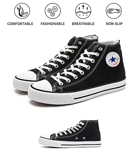 Image of Long High Top Canvas Men Sneakers
