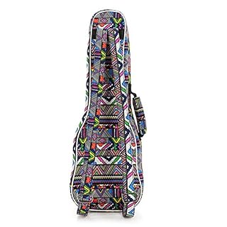 ParaCity Ukulélé Bag Sac pour ukulélé Motif tissé Motif folk Sac à Dos Housse 21 inch - Les Beatles, Paul McCartney, John Lennon, RIngo Starr, George Harrison ParaCity Ukulélé Bag Sac pour ukulélé Motif tissé Motif folk Sac à Dos Housse 21 inch – Image 2