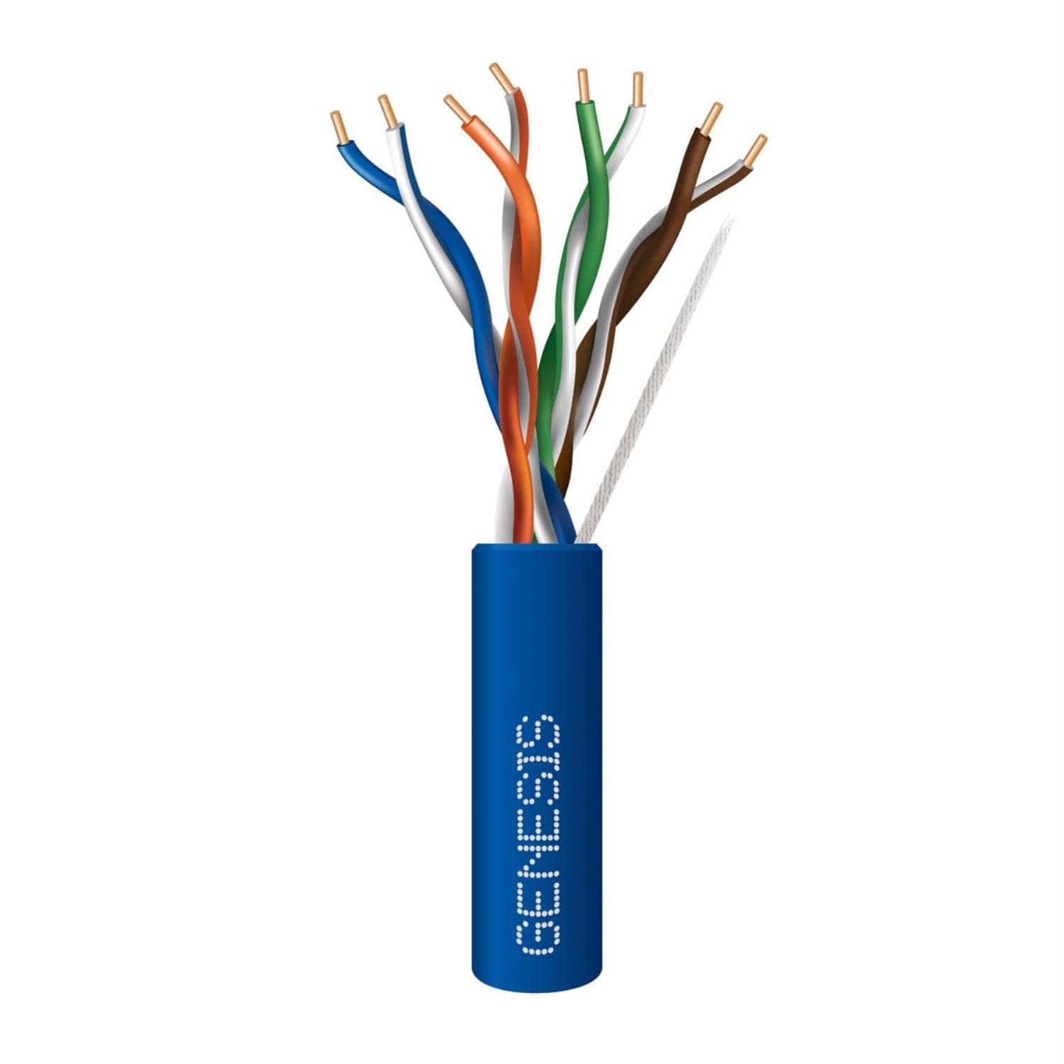 Amazon.com: Genesis 50781106 Cat5e 24g Riser Cable 1000 Box Blue