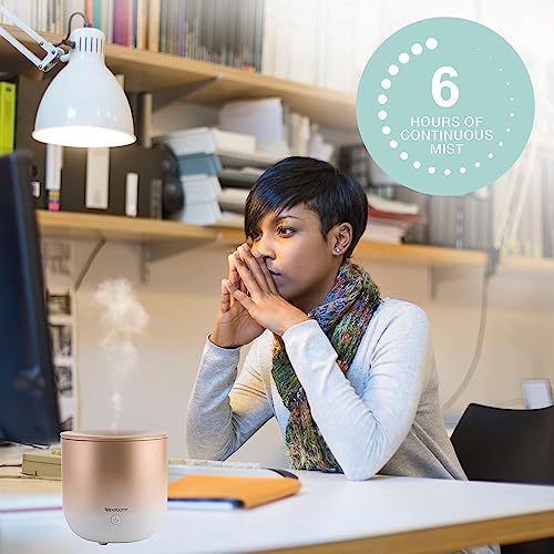 Sparoom Vela Essential Oil Diffuser, 150 Ml With 3 Light Modes And Usb Adapter (Rose Gold) #TOP3