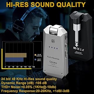 Getaria Sans Fil Guitare Émetteur et Récepteur Guitare 5.8GH Système de Sans Fil Guitar 4 pour Guitare Électrique et… - Les Beatles, Paul McCartney, John Lennon, RIngo Starr, George Harrison Getaria Sans Fil Guitare Émetteur et Récepteur Guitare 5.8GH Système de Sans Fil Guitar 4 pour Guitare Électrique et… – Image 2