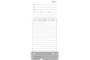 (300) Allied AT-4500 Time Cards