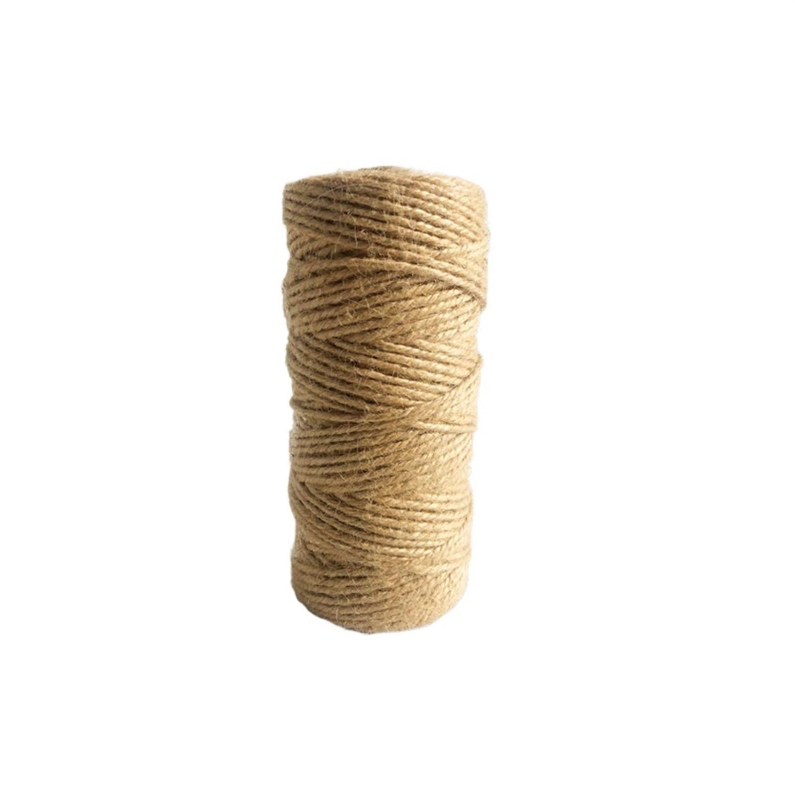 Corda Canapa Corda di iuta naturale, corda, canapa, accessori for eventi e feste, spago da giardinaggio(2mm 100m)