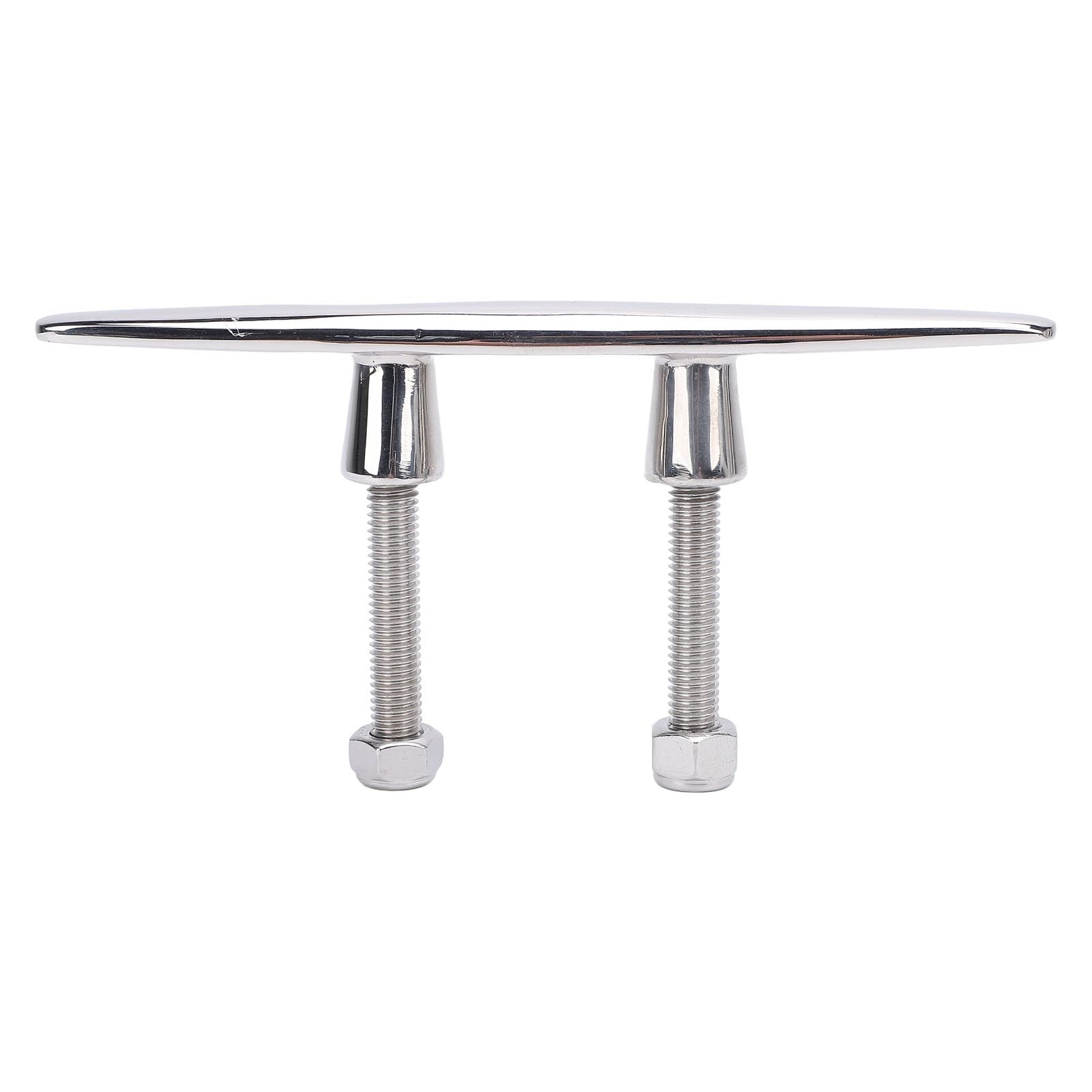 Boat Cleat, 6 Inches Stainless Steel Boat Dock Cleats Tie Down for RV Yacht Cargo Ship Speedboat, Fast Installation, Rope Cleat Dock Tie Cleats for Boat Yacht, Boat Kayak Cleats